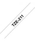 Cinta laminada brother tze211 6mm x 8m