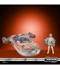 Figura hasbro star wars landspeeder & luke skywalker (tatooine)