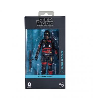 Figura hasbro star wars the black series ahsoka night trooper