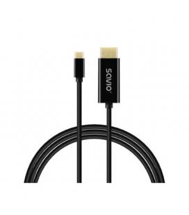 CABLE USB-C a HDMI SAVIO CL-191 2M