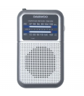 Radio portátil daewoo dw1008/ plata