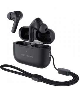 Auriculares bluetooth vention echo lite e11 pro con estuche de carga/ autonomía / negros