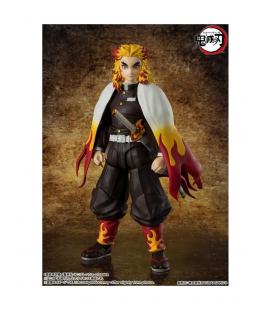 Kyojuro rengoku figura 15 cm demon slayer: kimetsu no yaiba sh figuarts
