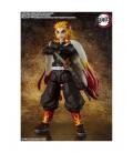 Kyojuro rengoku figura 15 cm demon slayer: kimetsu no yaiba sh figuarts