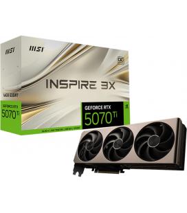 Tarjeta Gráfica MSI GeForce RTX 5070 Ti INSPIRE 3X OC 16GB GDDR7 Reflex 2 RTX AI DLSS4
