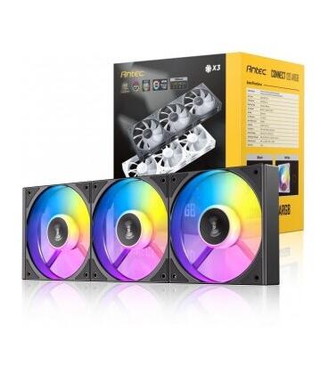 Antec Connect 120 aRGB (Pack de 3) - Ventilador 120mm