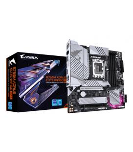 GIGABYTE B760M AORUS ELITE WIFI6E GEN5 Placa Base – Compatible con procesadores Intel Core 14ª generación, VRM digital de 12+1+1