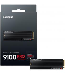 Disco ssd samsung 9100 pro 4tb/ m.2 2280 pcie 5.0/ con disipador de calor/ full capacity