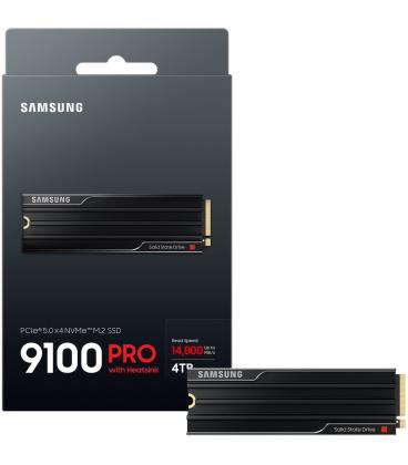 Disco ssd samsung 9100 pro 4tb/ m.2 2280 pcie 5.0/ con disipador de calor/ full capacity