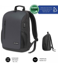 Mochila subblim xpand air padding backpack para portátiles hasta 15.6'/ puerto usb/ negro