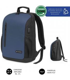 Mochila subblim xpand air padding backpack para portátiles hasta 15.6'/ puerto usb/ azul