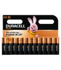 Pack de 12 pilas aa duracell plus power boost dpblr6b12/ 1.5v/ alcalinas