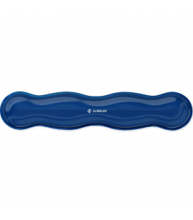 Reposamuñecas subblim ergo cristal flex/ azul oscuro