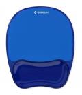 Alfombrilla ergonómica subblim ergo cristal flex mousepad/ azul oscuro