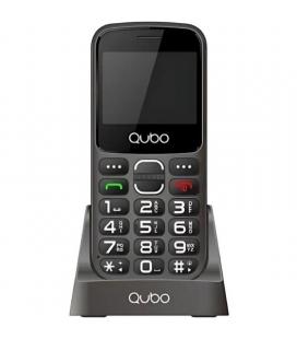 Teléfono móvil qubo x-230bkc 4g para personas mayores/ negro