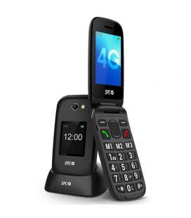 Teléfono móvil spc harmony 2 4g para personas mayores/ negro