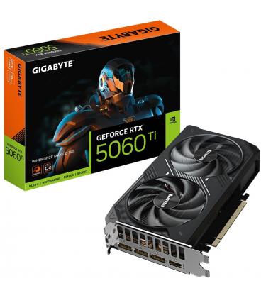 Tarjeta gráfica gigabyte geforce rtx 5060 ti windforce max oc/ 16gb gddr7