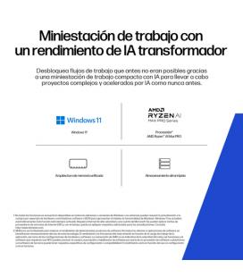 Mini ordenador hp z2 mini g1a wsl2 ds raimp - 395 128gb ssd 1tb