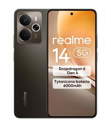 Smartphone realme 14 8gb/ 256gb/ 6.74'/ 5g/ marrón titanio