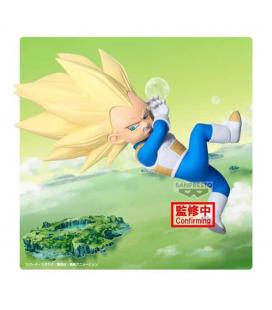 Figura banpresto dragon ball daima super saiyan 3 vegeta mini con panel 13cm
