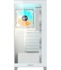 Caja ordenador gaming gigabyte c500 atx cristal templado blanca