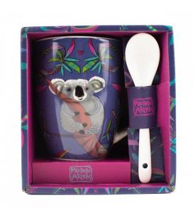 Taza con cuchara enesco koala