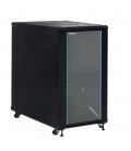 Armario rack 19 pulgadas phasak - pro 22u negro 600x1000 montado