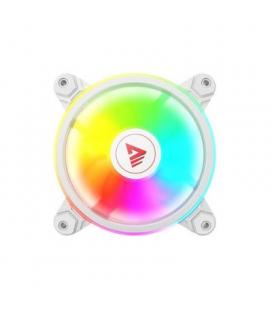 KIT 4 VENTILADORES PC SAVIO CON MANDO WHITE FAN-01