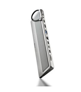 Docking usb tipo-c ngs wonderdock 12 pro/ 3xusb/ 2xhdmi/ 1xvga/ 1xrj45/ 1xlector de tarjetas/ 1xjack 3.5/ 1xusb tipo-c pd/ gris
