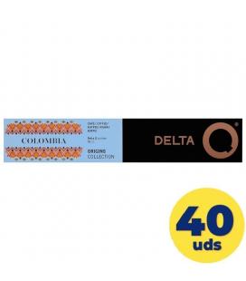 Cápsula delta q colombia para cafeteras delta/ caja de 40