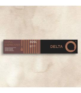 Cápsula delta delta q-long espresso para cafeteras delta/ caja de 10