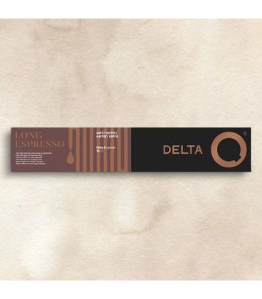 Cápsula delta delta q-long espresso para cafeteras delta/ caja de 10