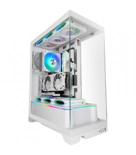 Caja gaming semitorre mars gaming mc-prisma/ blanca