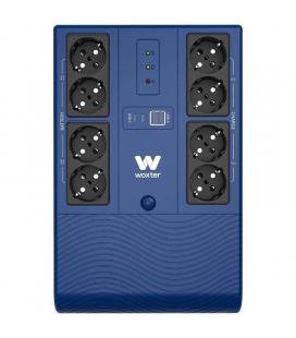 Sai línea interactiva woxter multibase ups 1200 va/ 1200va-720w/ 8 salidas/ formato torre