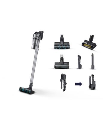 Aspirador escoba con batería samsung jet 75e pet/ 550w/ autonomía 210 min