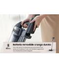 Aspirador escoba con batería samsung jet 75e pet/ 550w/ autonomía 210 min