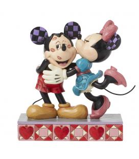 Figura enesco disney mickey & minnie love