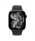 Smartwatch apple watch s11 gps + cellular 46mm jet black aluminium case black sport band - s - m