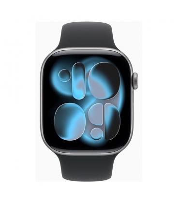Smartwatch apple watch s11 gps + cellular 46mm space grey aluminium case black sport band - m - l