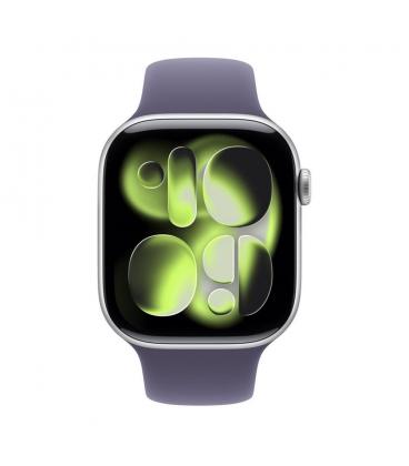 Smartwatch apple watch s11 gps 46mm silver aluminium case purple mist sport band m - l