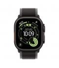 Smartwatch apple watch ultra 3 gps + cellular 49mm black titanium case black - charcoal trail loop - s - m