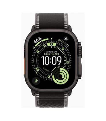 Smartwatch apple watch ultra 3 gps + cellular 49mm black titanium case black - charcoal trail loop - m - l