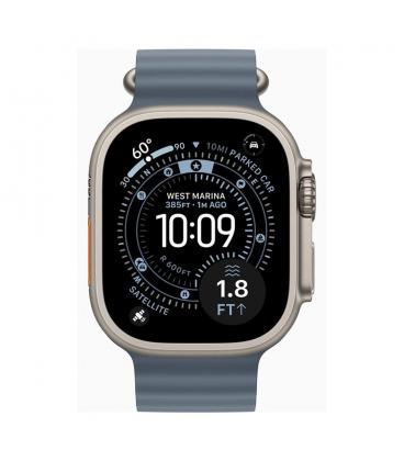 Smartwatch apple watch ultra 3 gps + cellular 49mm natural titanium case anchor blue ocean band