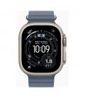 Smartwatch apple watch ultra 3 gps + cellular 49mm natural titanium case anchor blue ocean band