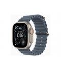 Smartwatch apple watch ultra 3 gps + cellular 49mm natural titanium case anchor blue ocean band