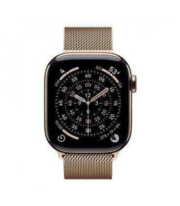 Smartwatch apple watch s11 gps + cellular 42mm gold titanium case gold milanese loop