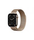 Smartwatch apple watch s11 gps + cellular 42mm gold titanium case gold milanese loop