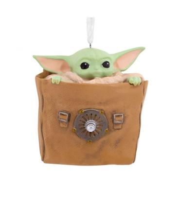 Figura decorativa grogu en bolsa resina 7 cm