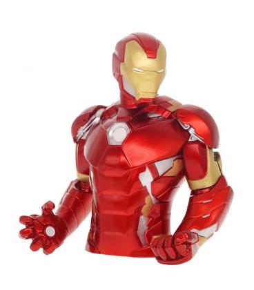 Figura hucha busto iron man 20 cm