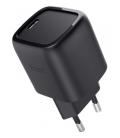 Cargador de pared gan trust maxo 30w/ 1xusb tipo-c/ 30w